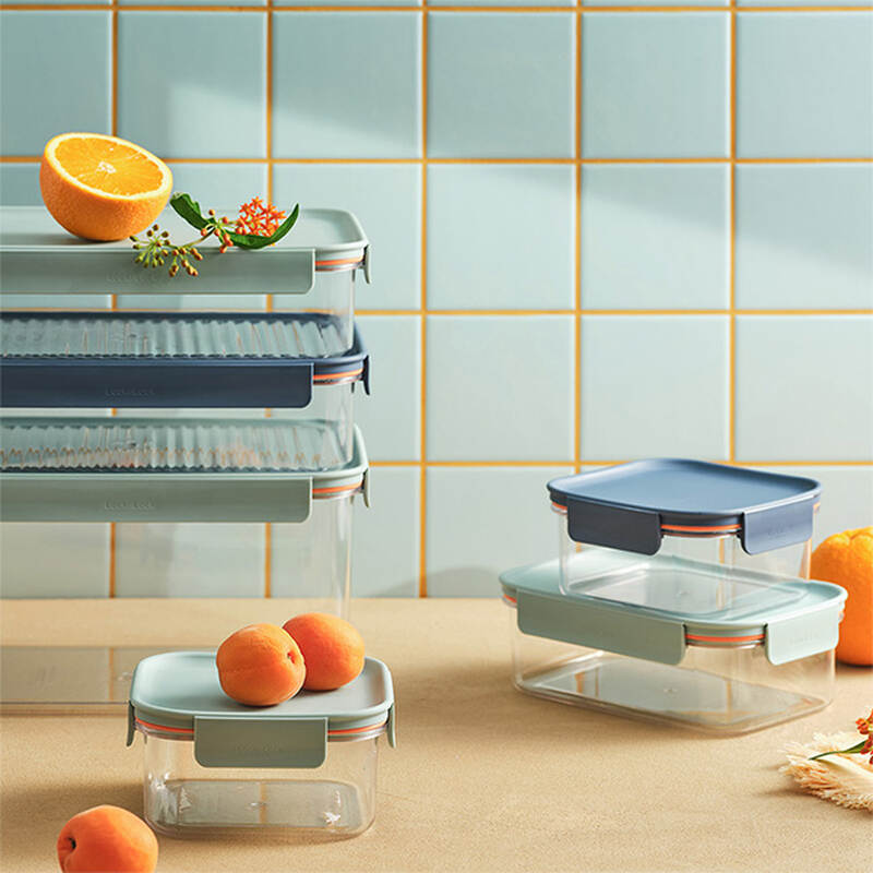 Hộp Đựng Thực Phẩm LocknLock Bisfree Modular Plus Nhiều Size, Nhựa Tritan - Màu xanh Navy image number null